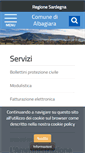 Mobile Screenshot of comune.albagiara.or.it